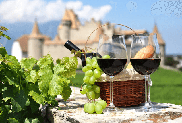 Produits gastronomiques de châteaux et relais français