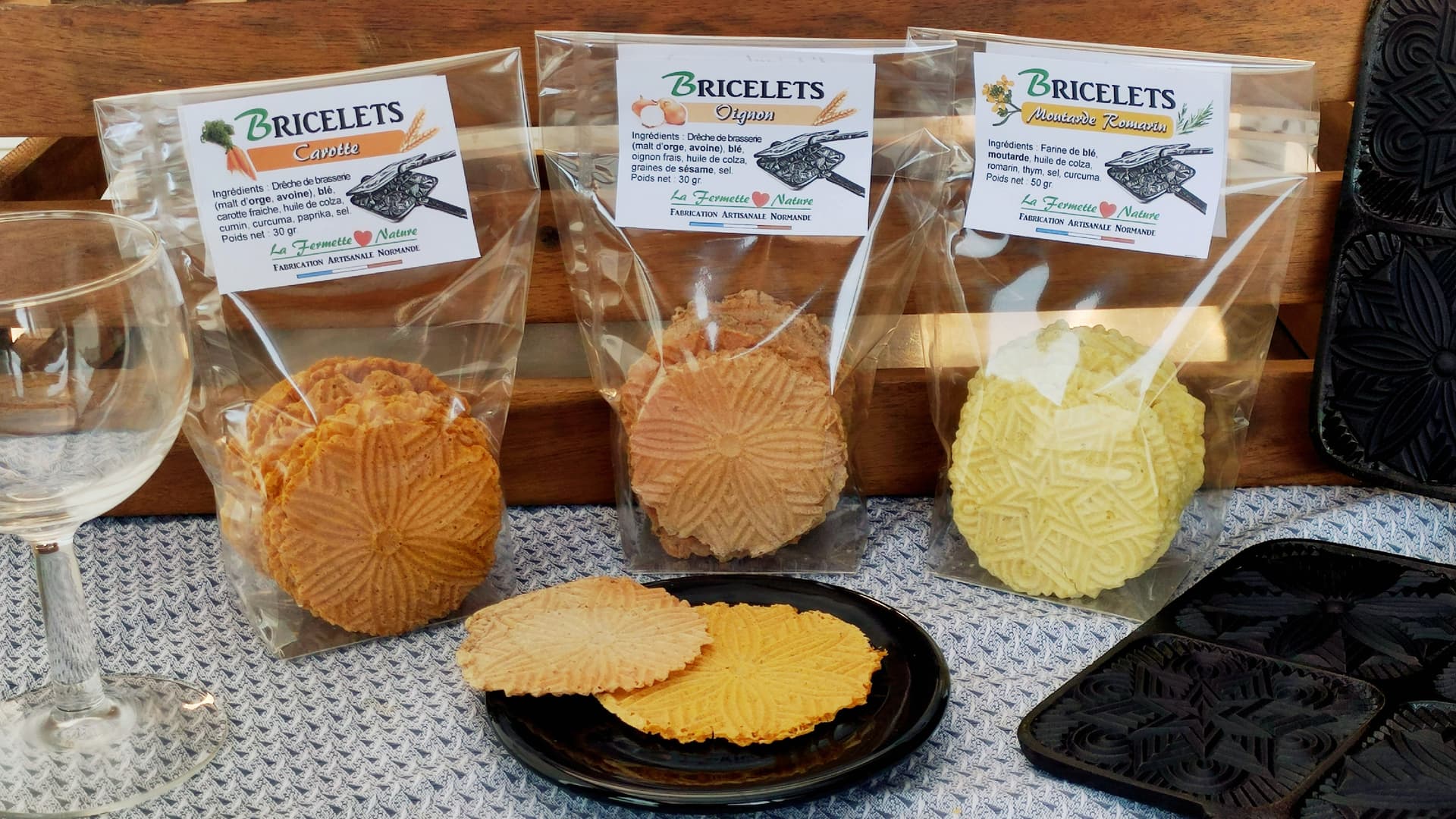 Trio de bricelets