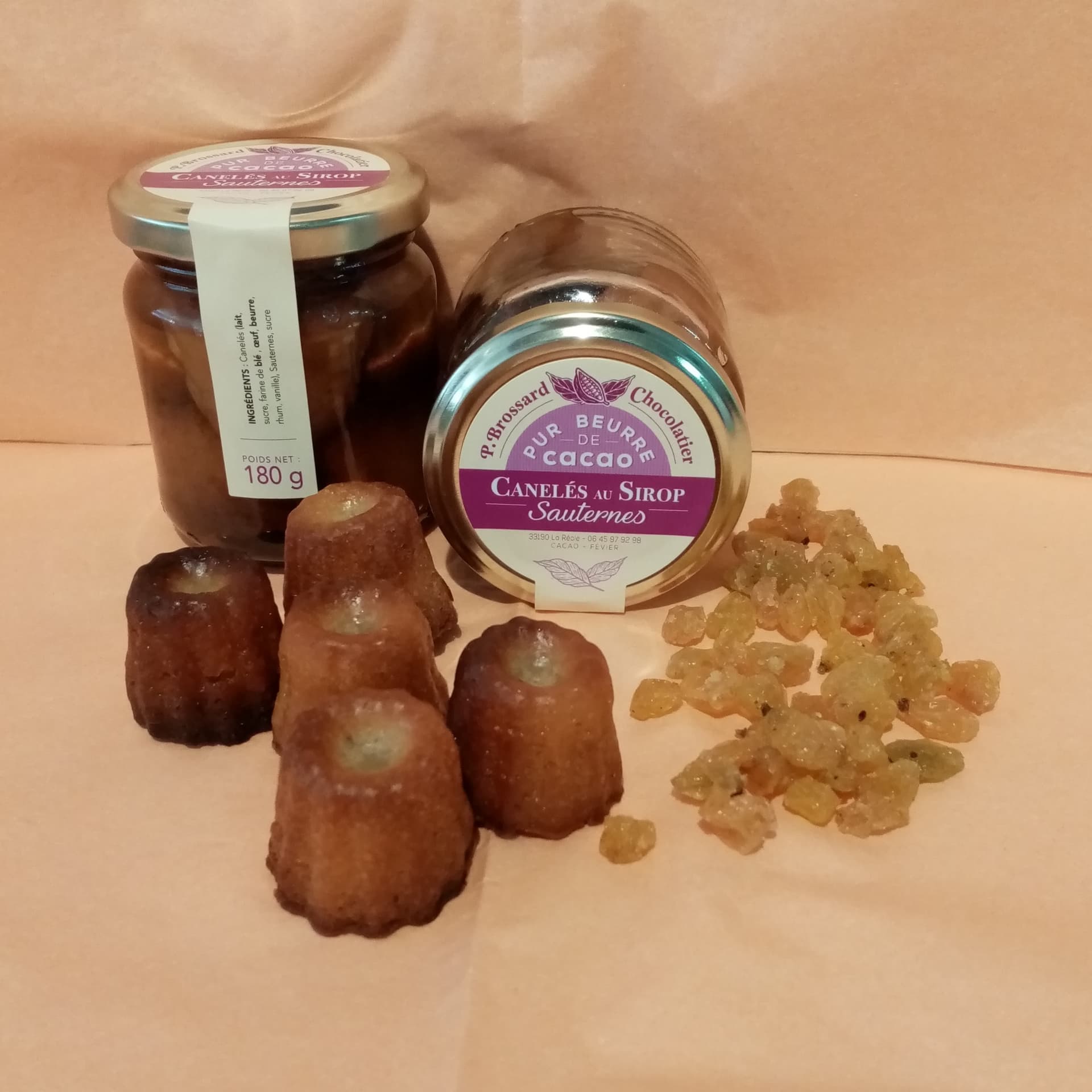 Canelés au sirop de Sauternes