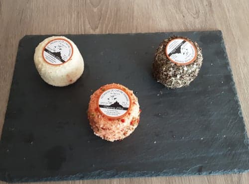 Trio de crottins de chèvre fermier au lait cru - Photo 1 sur 1
