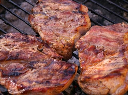Grillade 2 personnes porc fermier + pommes de terre de Saint-Malo
