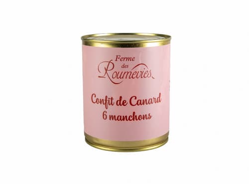 6 manchons de canard confit