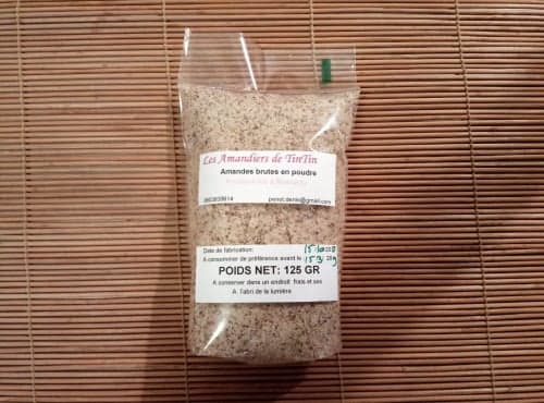 Amandes brutes en poudre