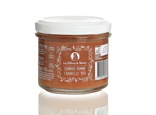 Lot de 3 Compotes Bio dès 6 Mois – Pomme & Cannelle - Photo 1 sur 1