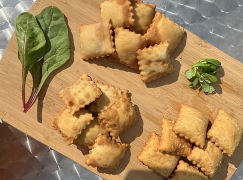 Tourtons salés apéro Reblochon Pomme de terre et Epinards par 6