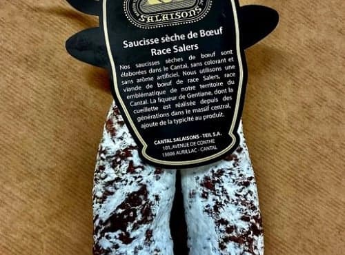 Saucisse sèche au Bœuf Salers - Photo 1 sur 1