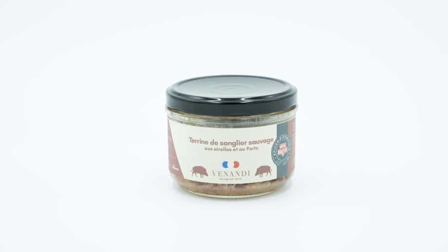 Terrine de sanglier sauvage 100% français aux airelles et au Porto - Photo 1 sur 2
