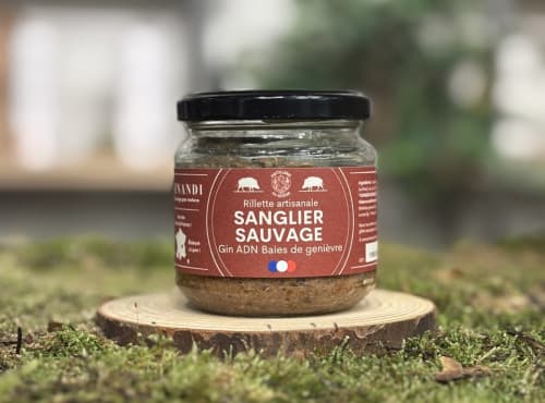 Rillette de Sanglier sauvage au Gin et Baie de genièvre - Photo 1 sur 2
