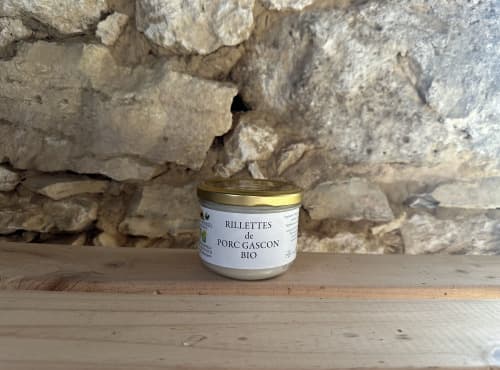 Rillettes de porc gascon 190g bio - Photo 1 sur 1