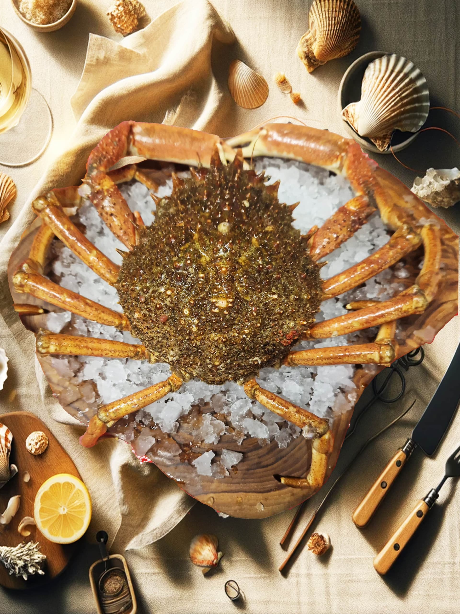 Araignée de Mer Cuite