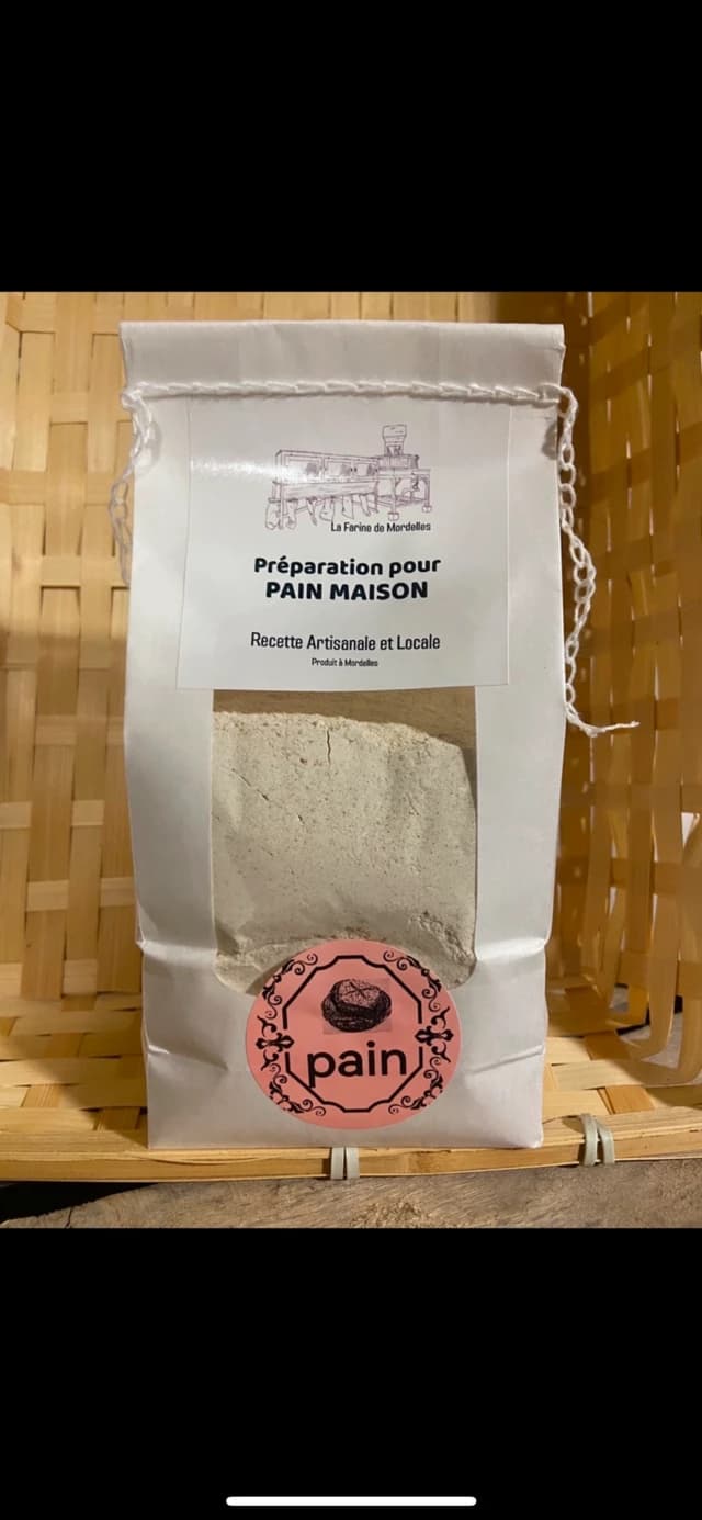 Préparation pour du pain maison