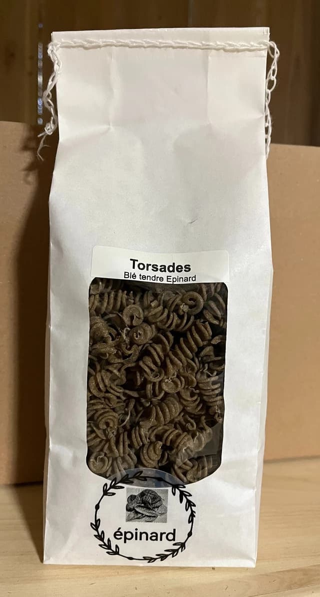 Pâtes -Torsades au epinard - Photo 1 sur 1