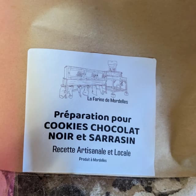 Préparation pour cookies chocolat noir et sarrasin toasté - Photo 1 sur 1