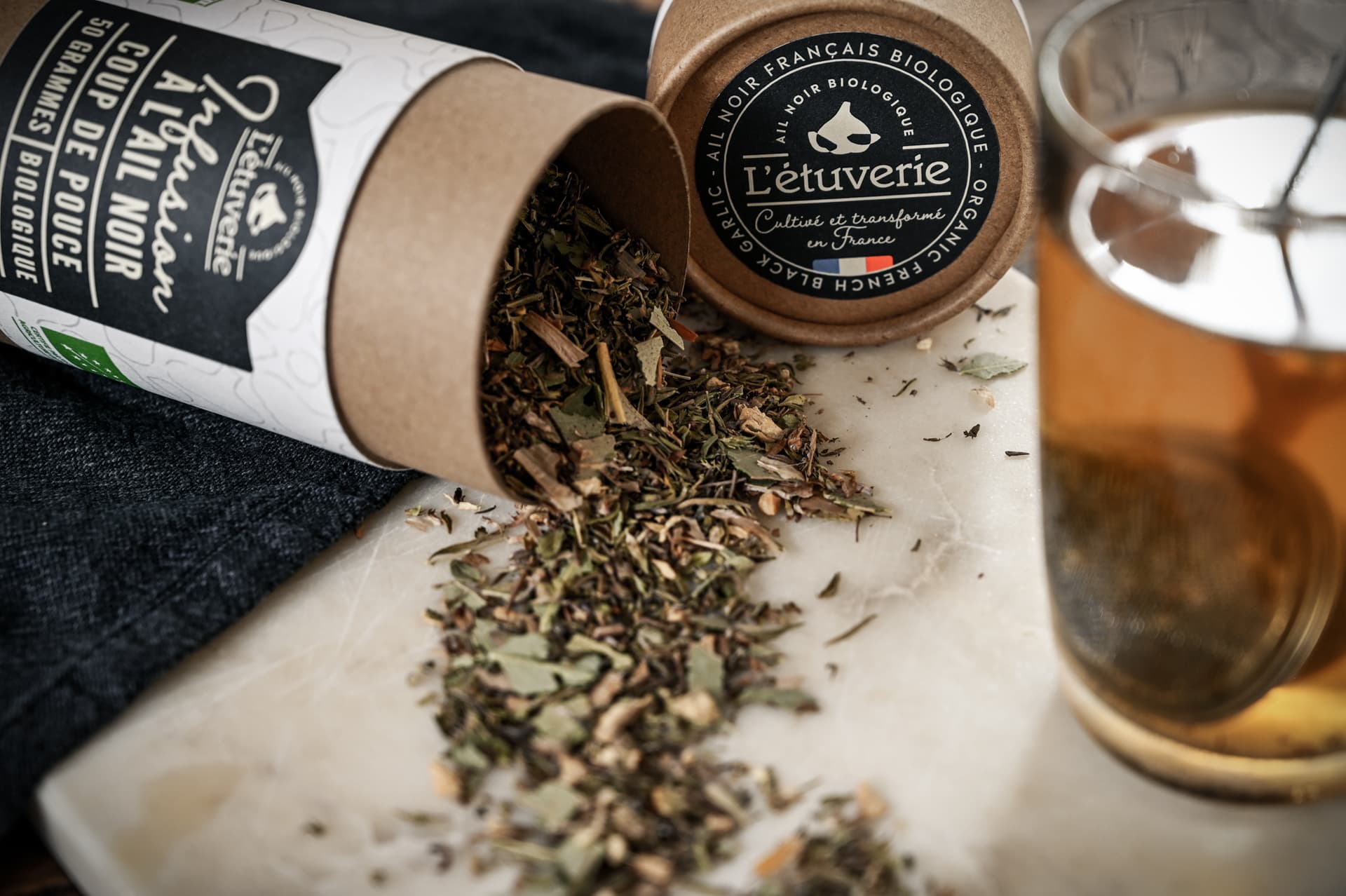 Infusions à l’ail noir bio "coup de pouces"