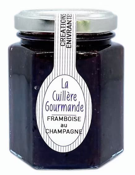Confiture de FRAMBOISE AU CHAMPAGNE - Photo 1 sur 1