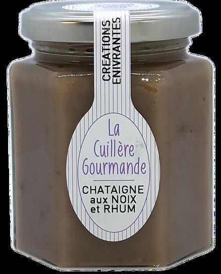 Confiture de CHÂTAIGNE aux Noix et au Rhum - Photo 1 sur 1