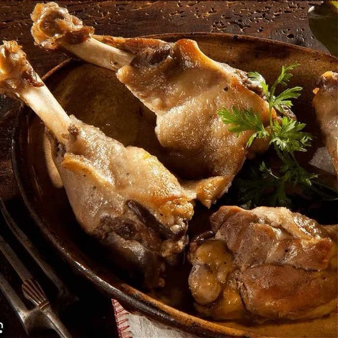 5 Manchons de canard confits