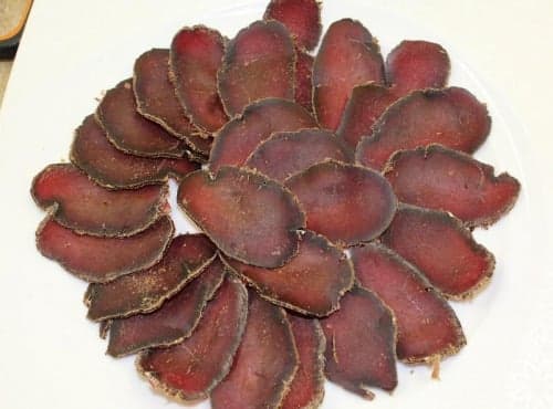 Jambon fumé de chevreuil en tranche - Photo 1 sur 1